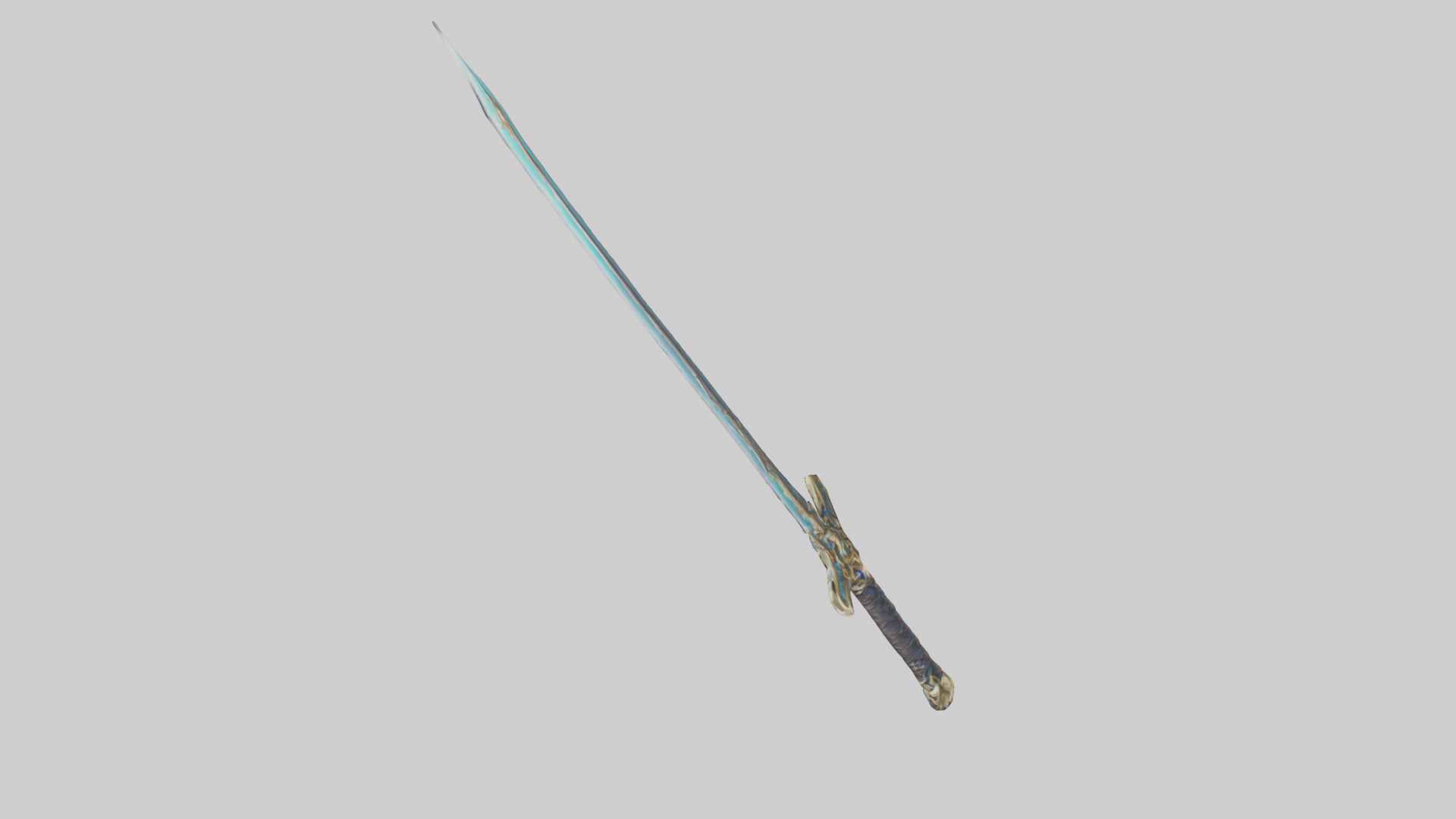 Eternal Sword model Low-poly 3D model_24