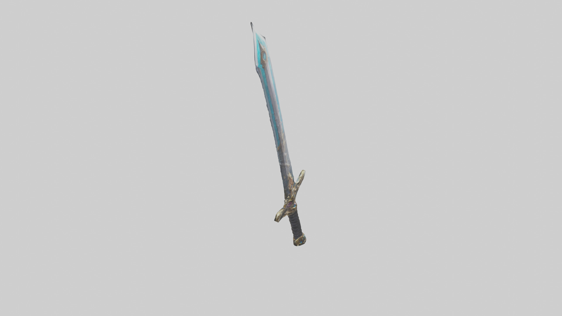 Eternal Sword model Low-poly 3D model_2
