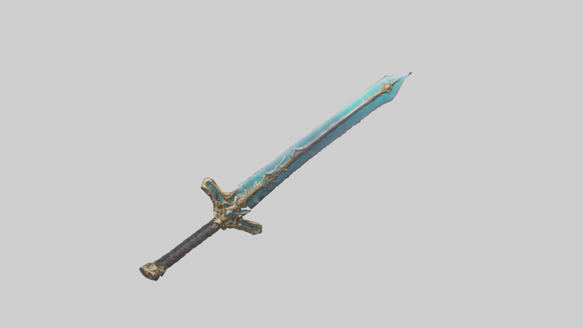 Eternal Sword model Low-poly 3D model_22