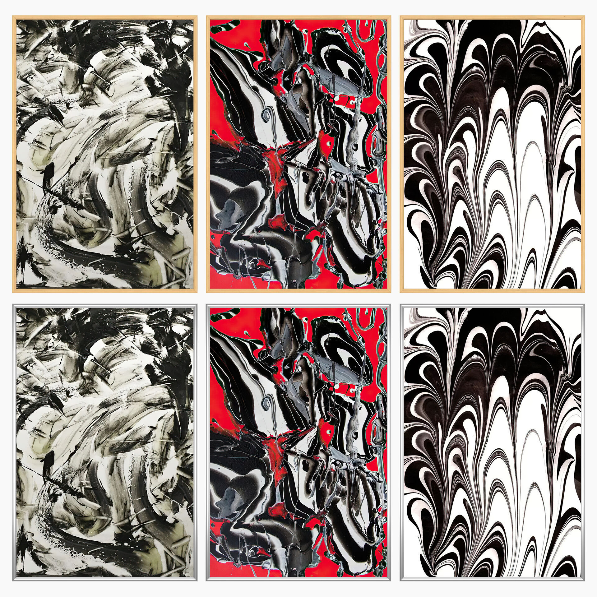 Wall Art Set 4365 3D model_2