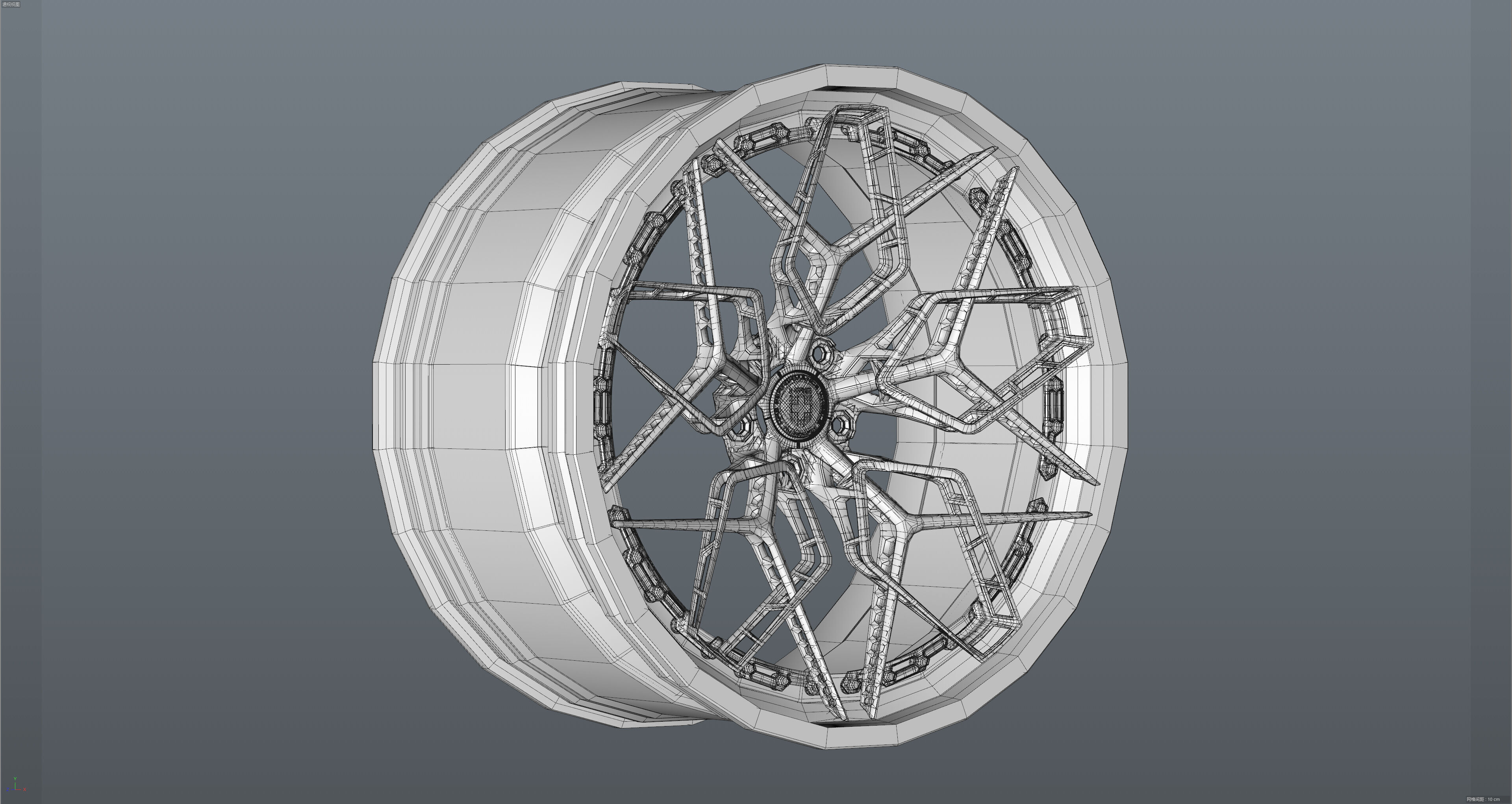 HRE 3D Second Generation Low-poly 3D model_26