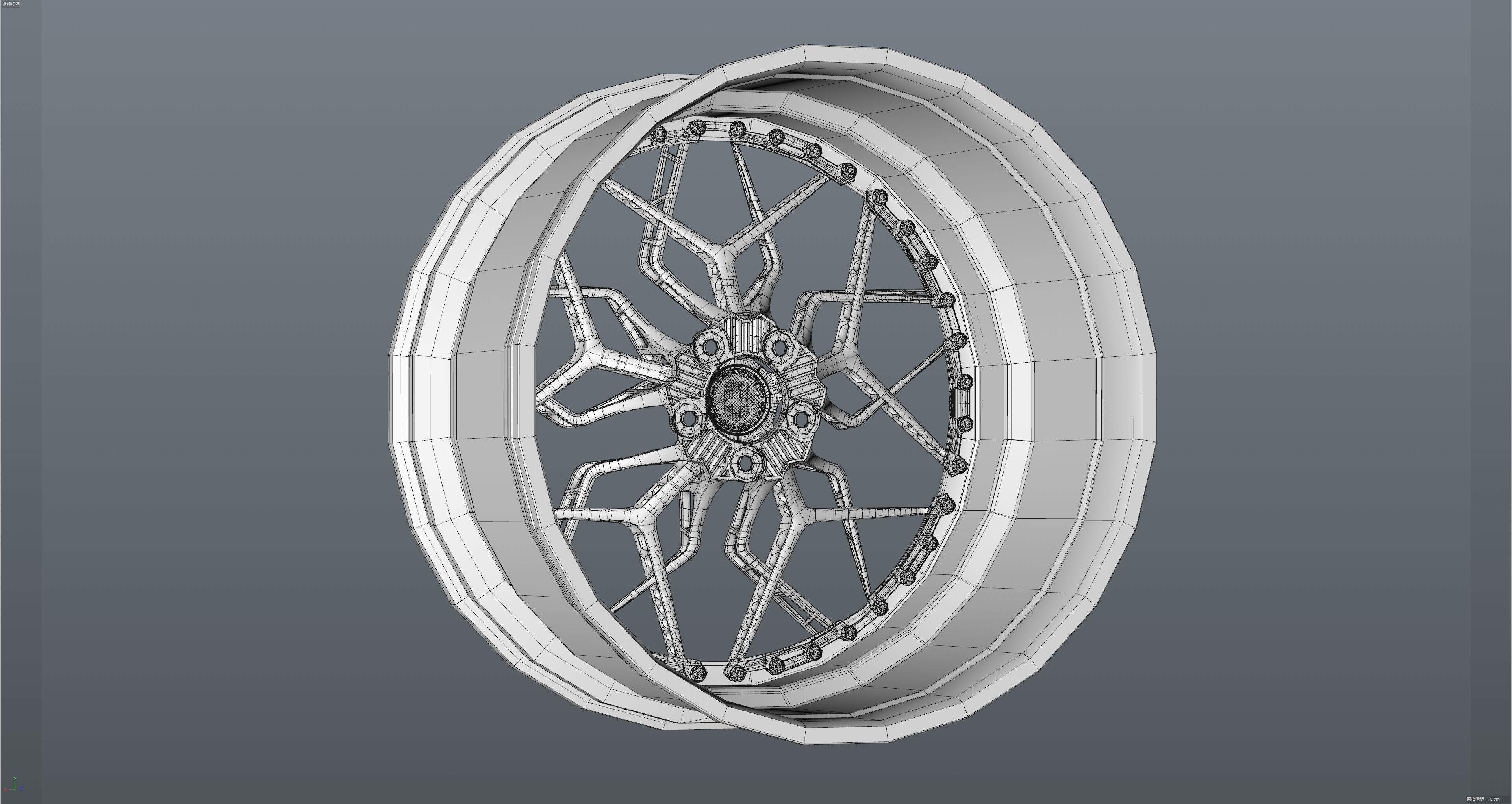 HRE 3D Second Generation Low-poly 3D model_32