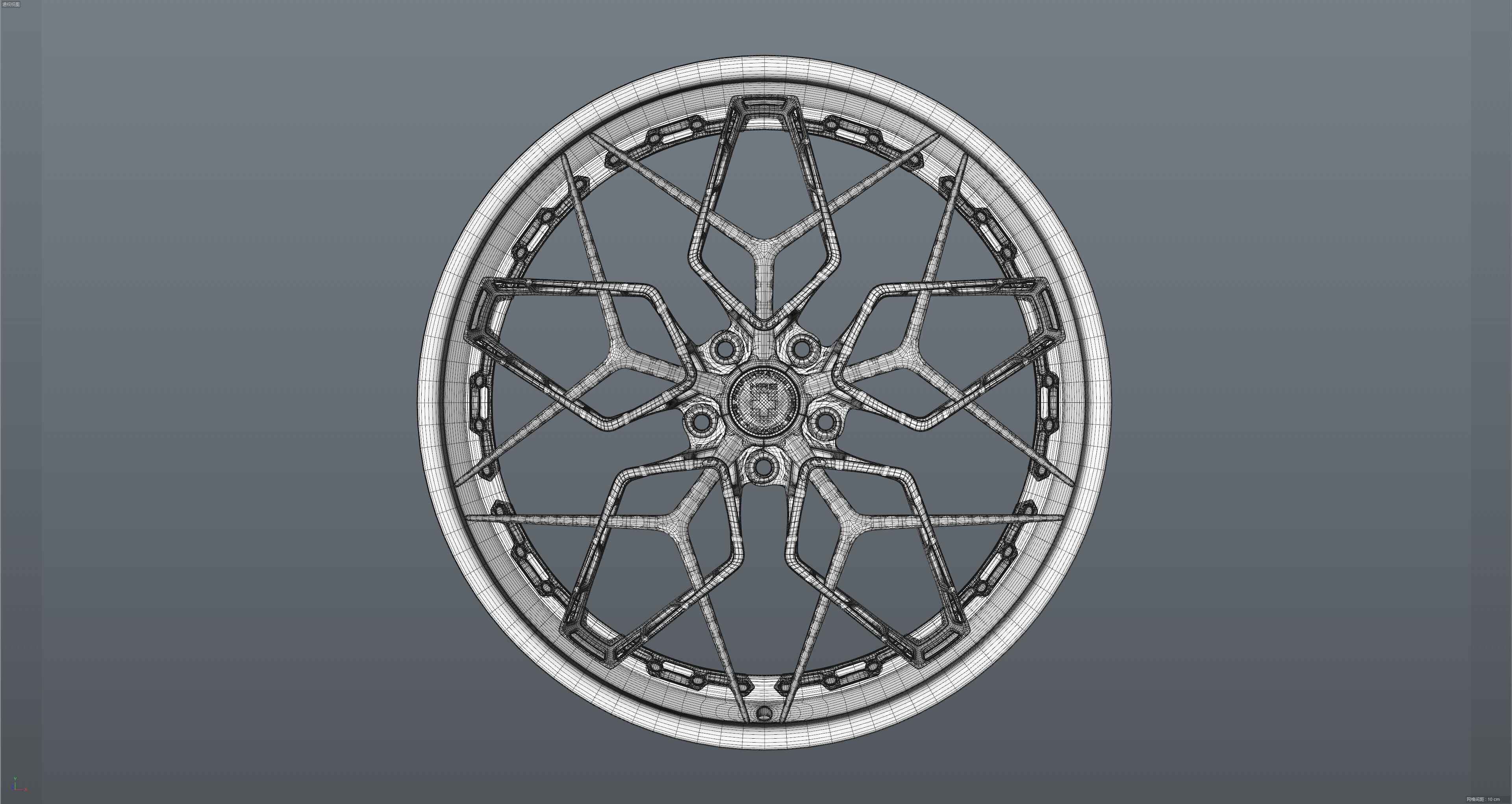 HRE 3D Second Generation Low-poly 3D model_29