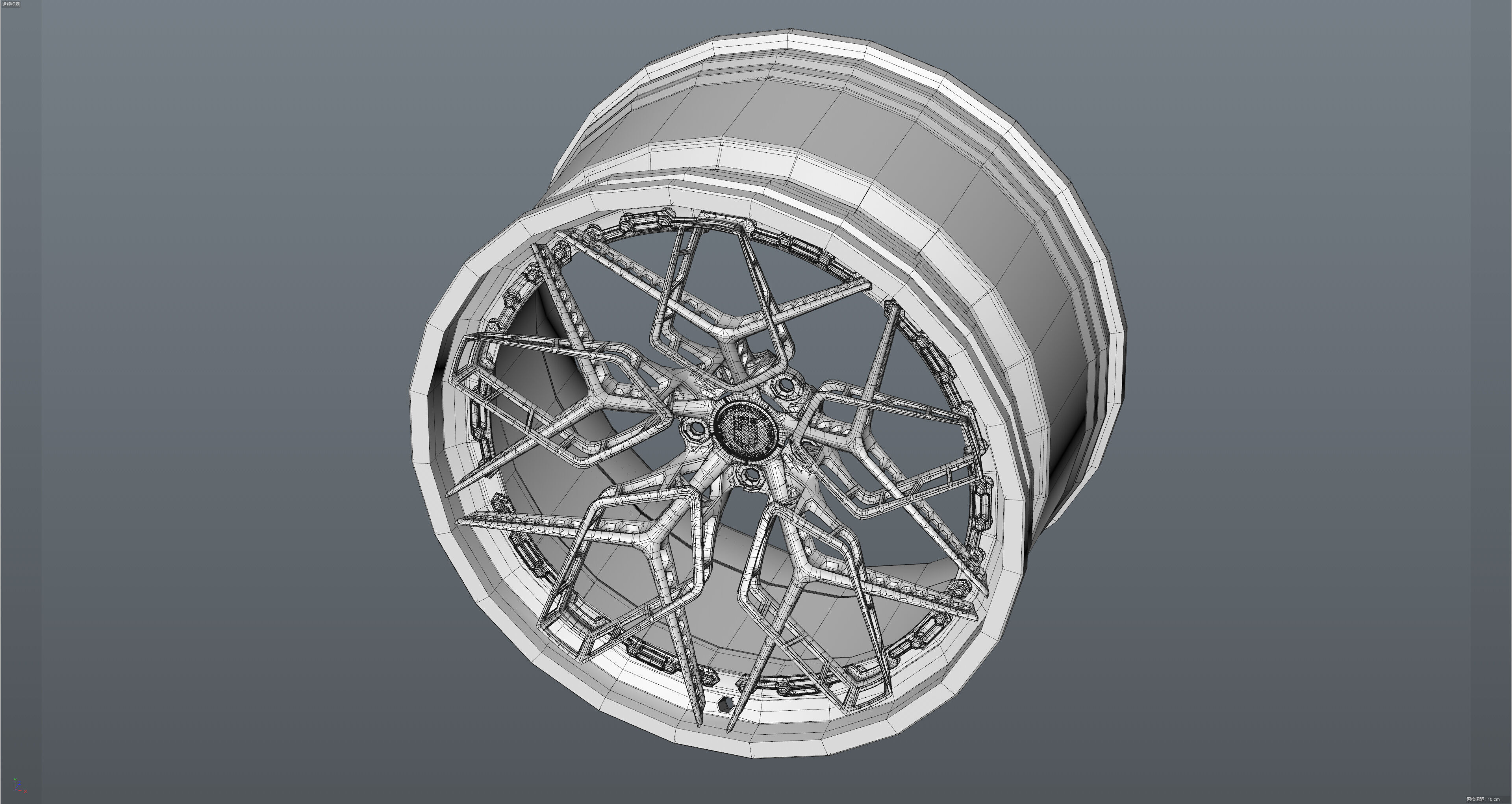 HRE 3D Second Generation Low-poly 3D model_30