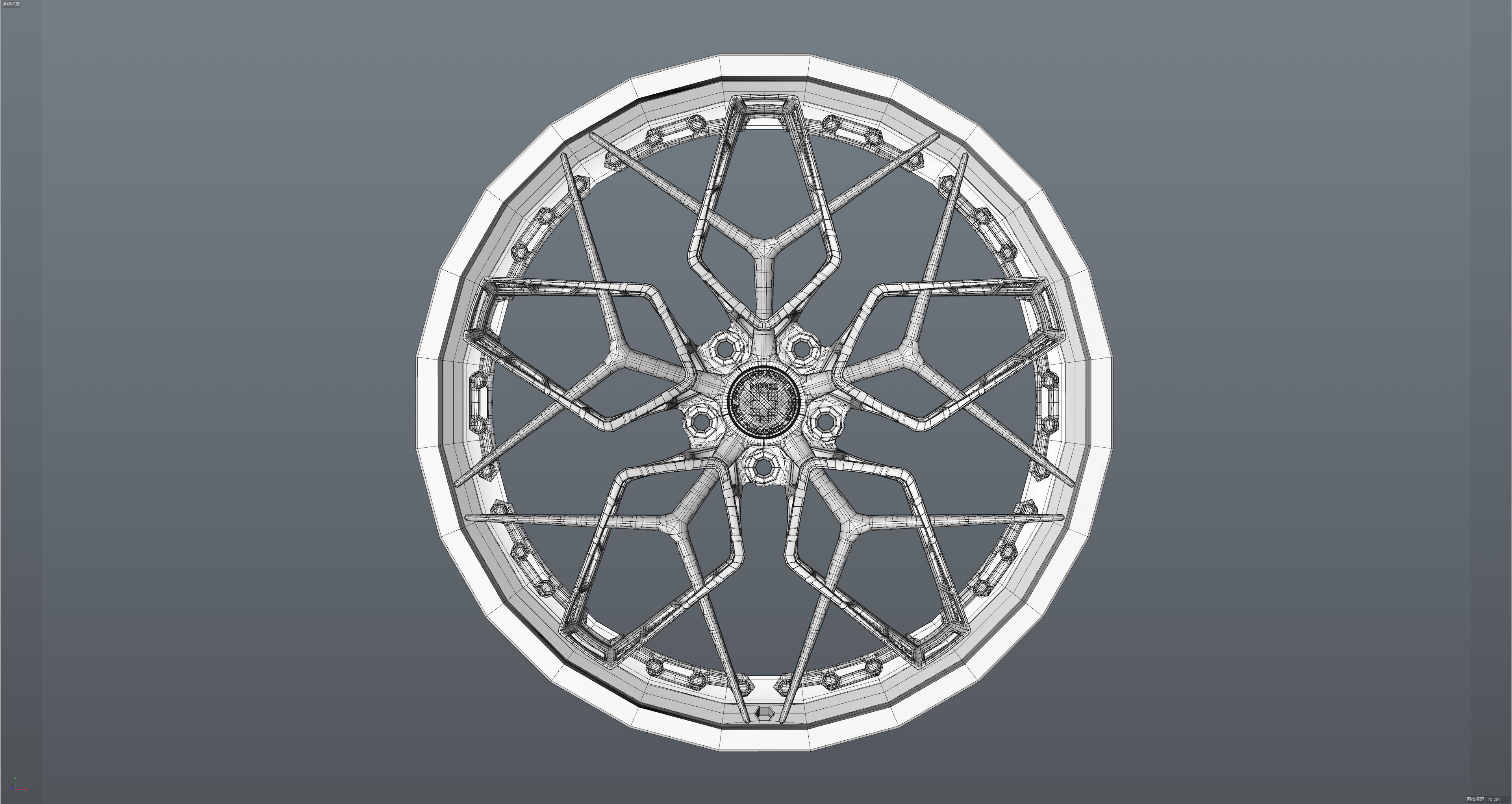 HRE 3D Second Generation Low-poly 3D model_28