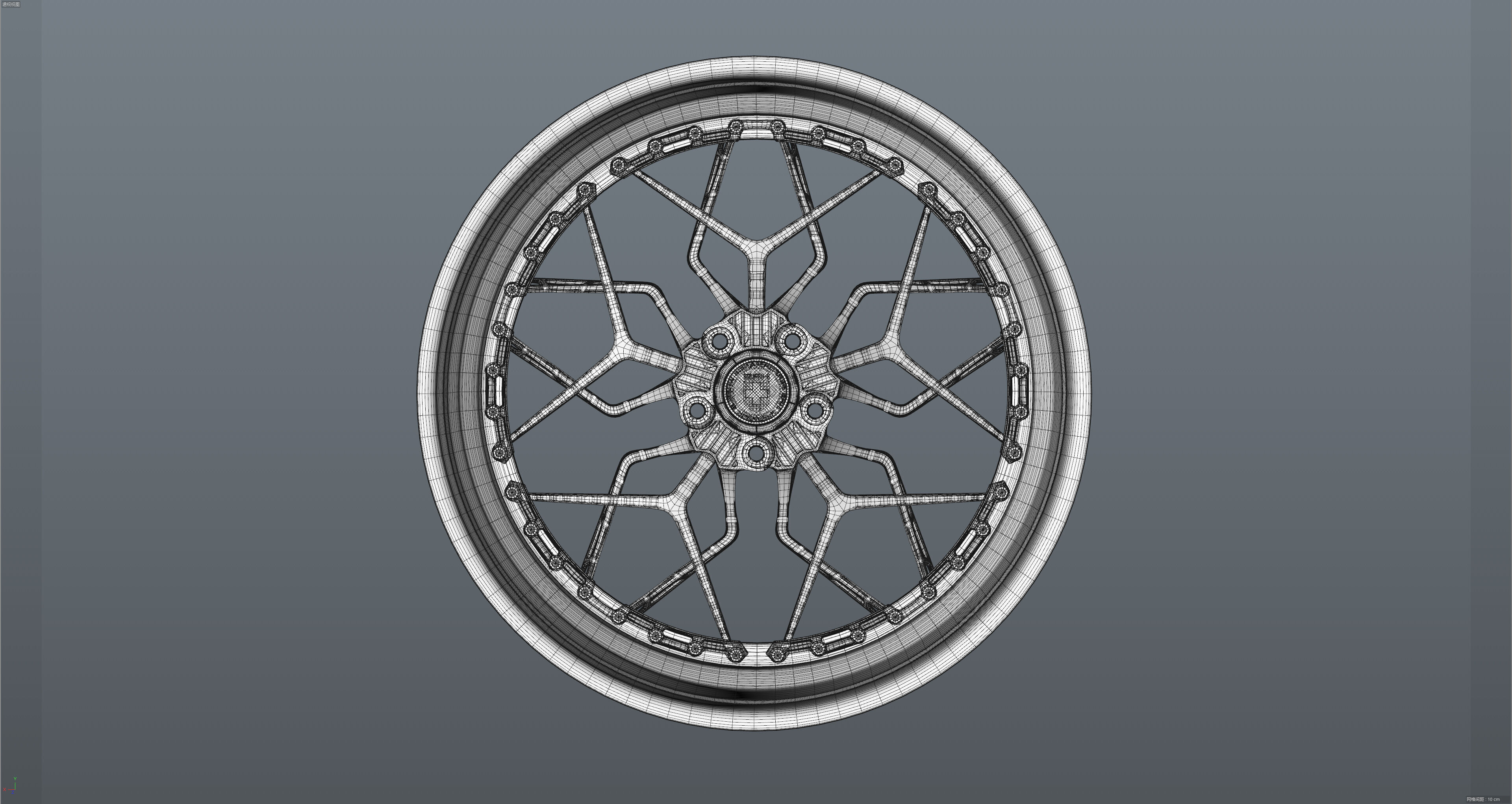 HRE 3D Second Generation Low-poly 3D model_35