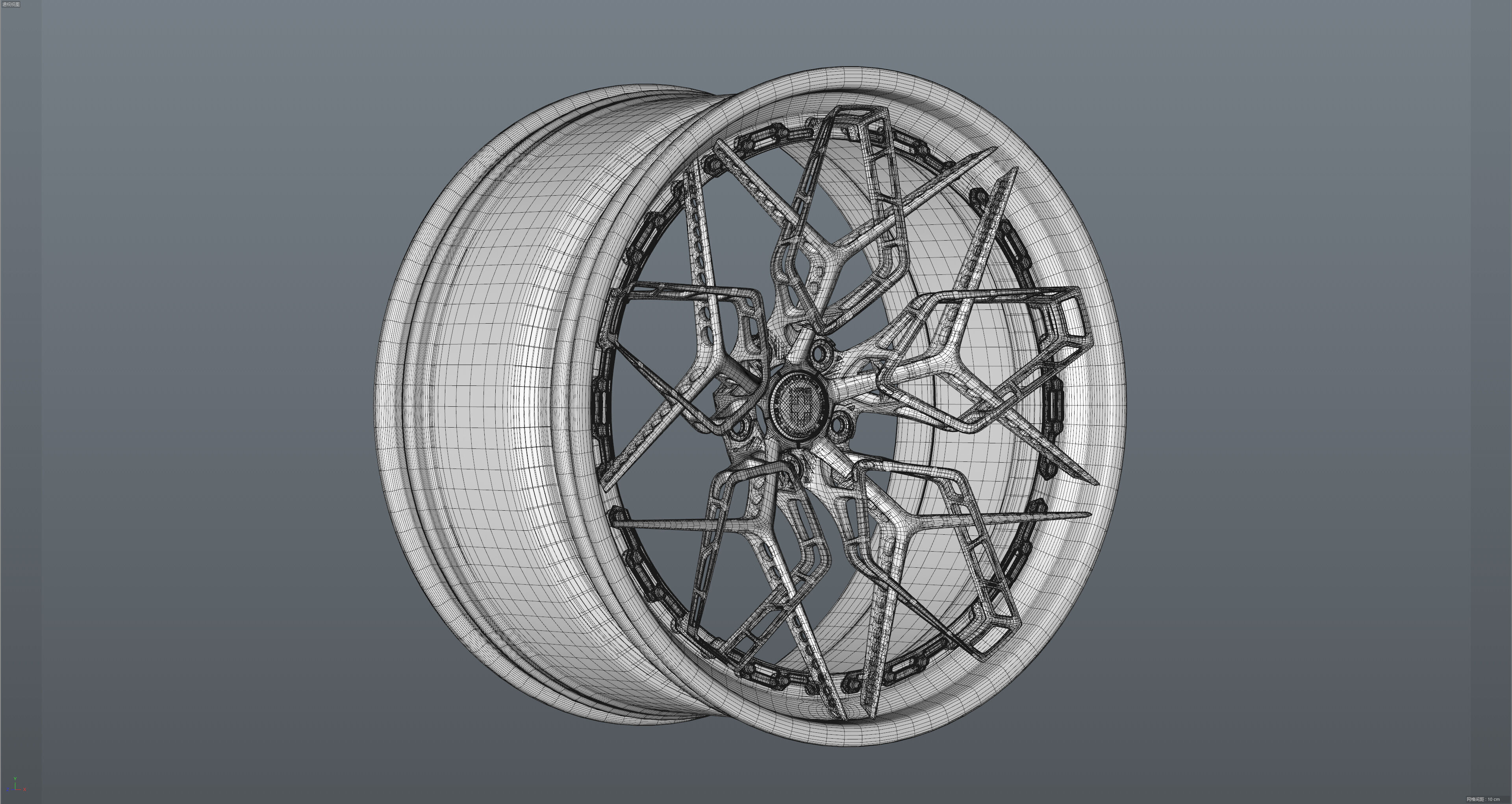 HRE 3D Second Generation Low-poly 3D model_27