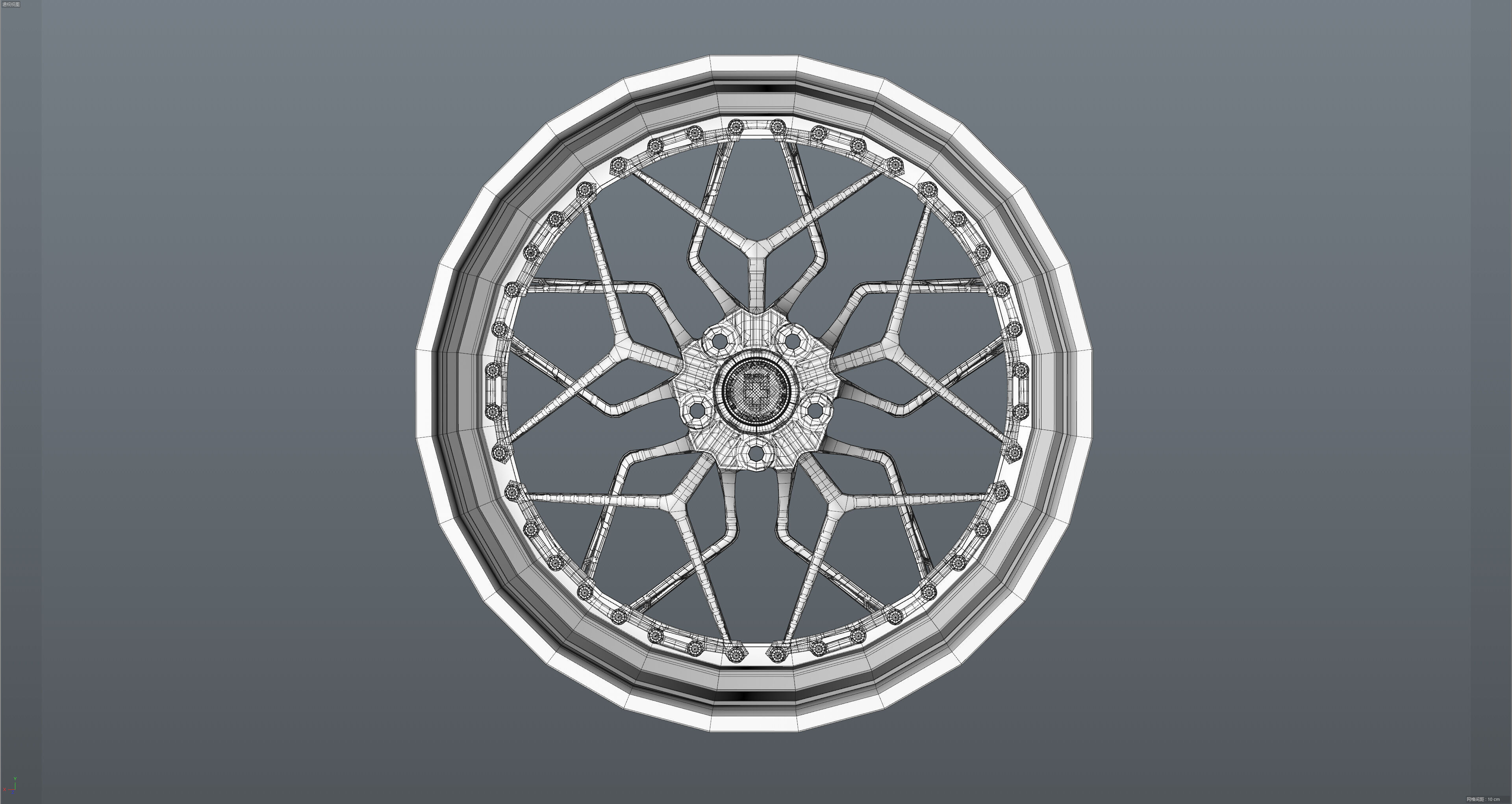 HRE 3D Second Generation Low-poly 3D model_34