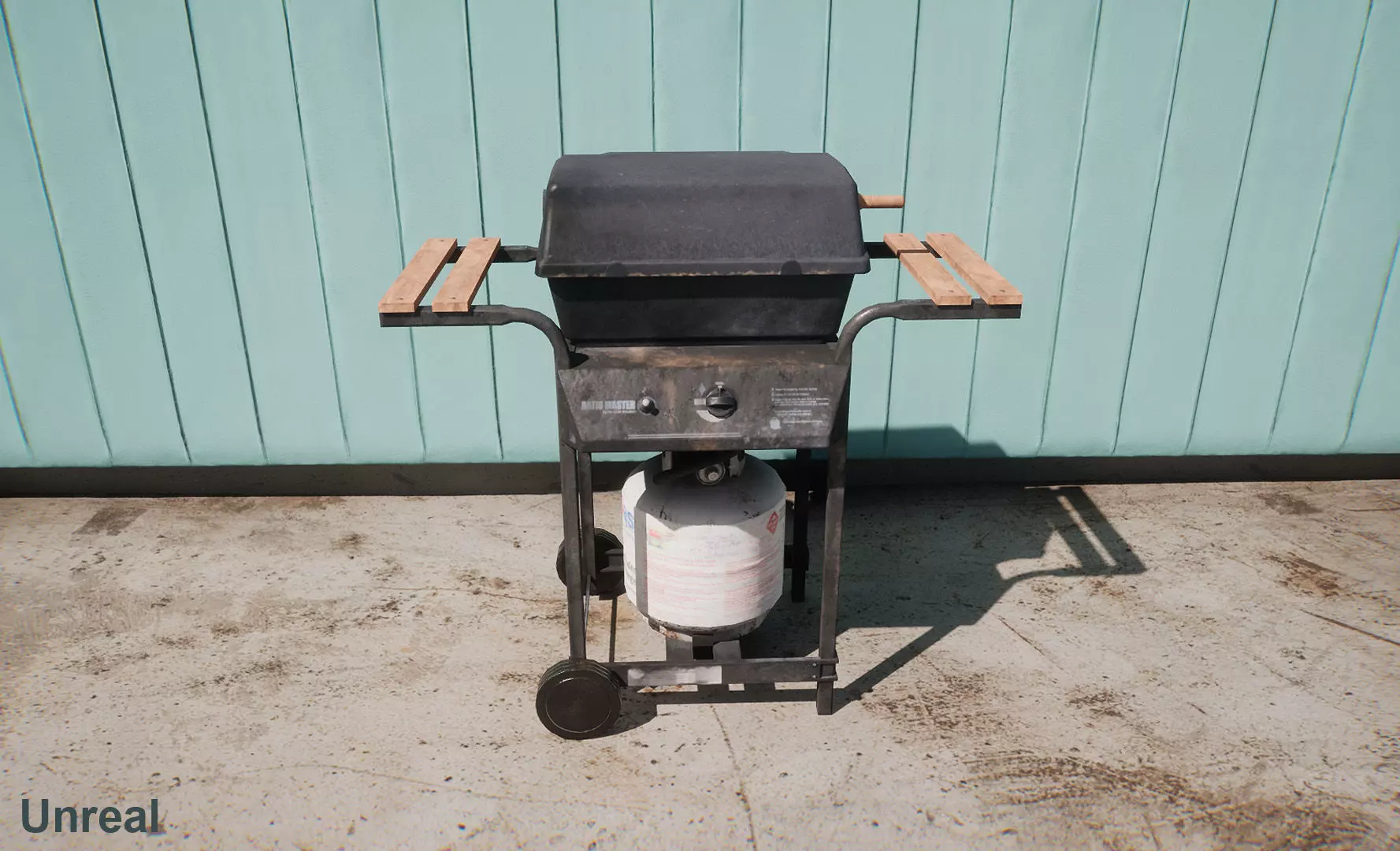 Propane Gas grill Free low-poly 3D model
