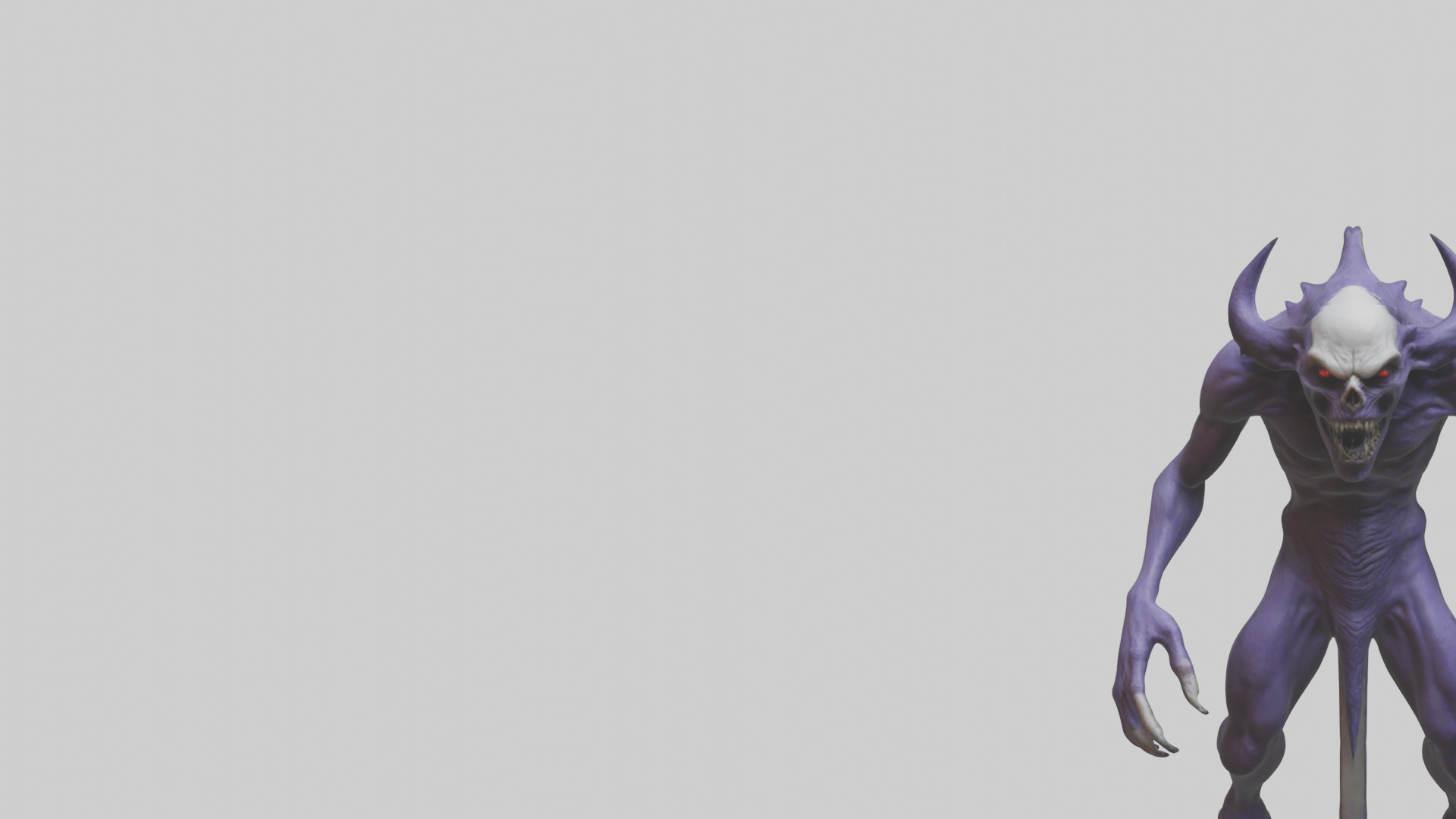 Evil shapeshifter model Low-poly 3D model_21