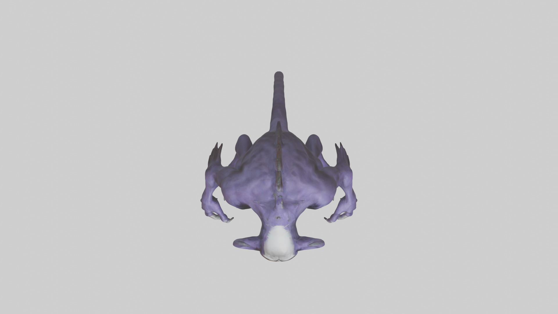 Evil shapeshifter model Low-poly 3D model_24