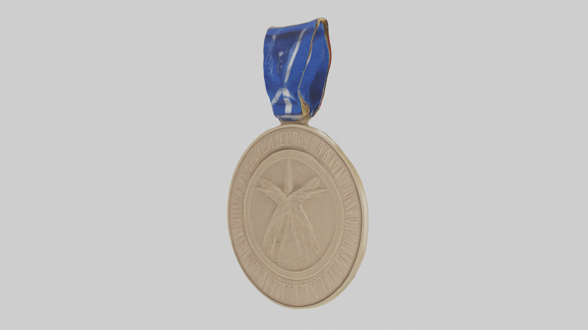 Excellence in Innovation Medal model Low-poly 3D model_2