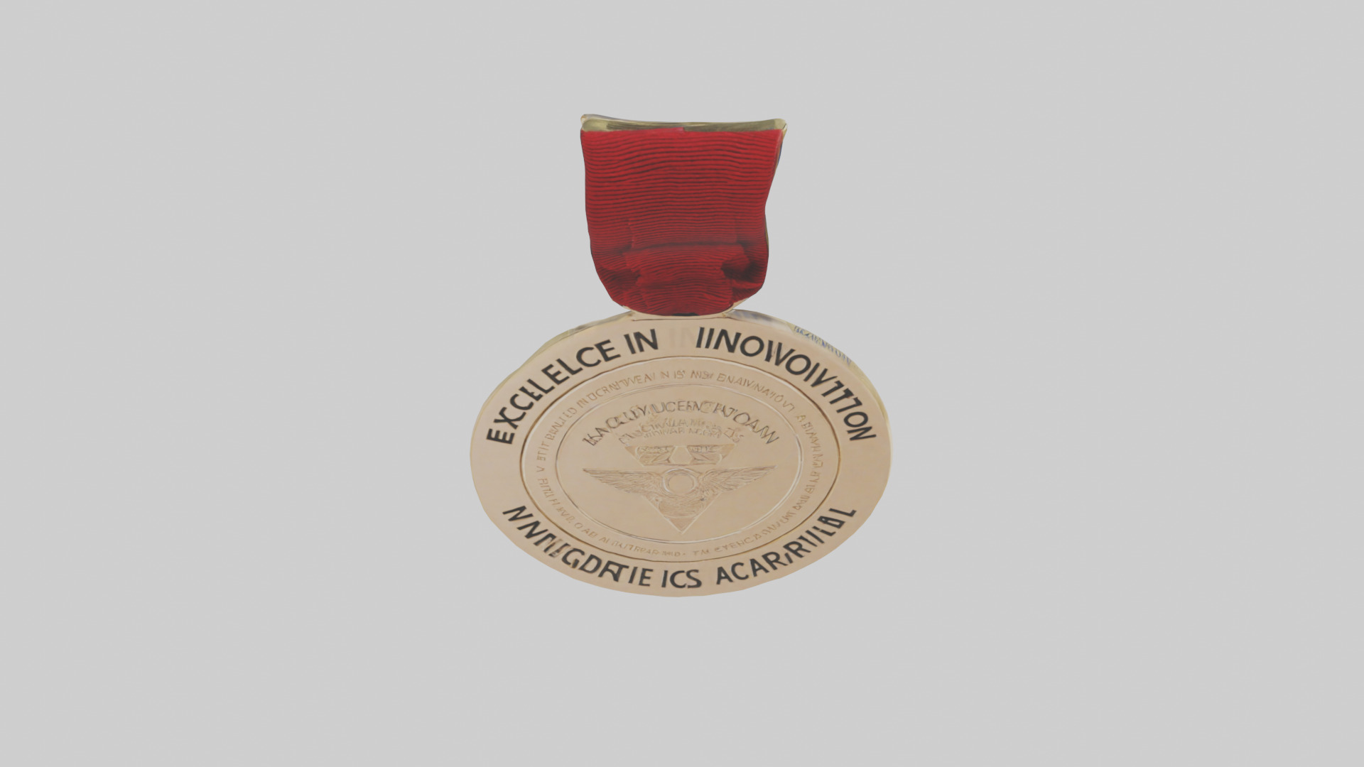 Excellence in Innovation Medal model Low-poly 3D model_16