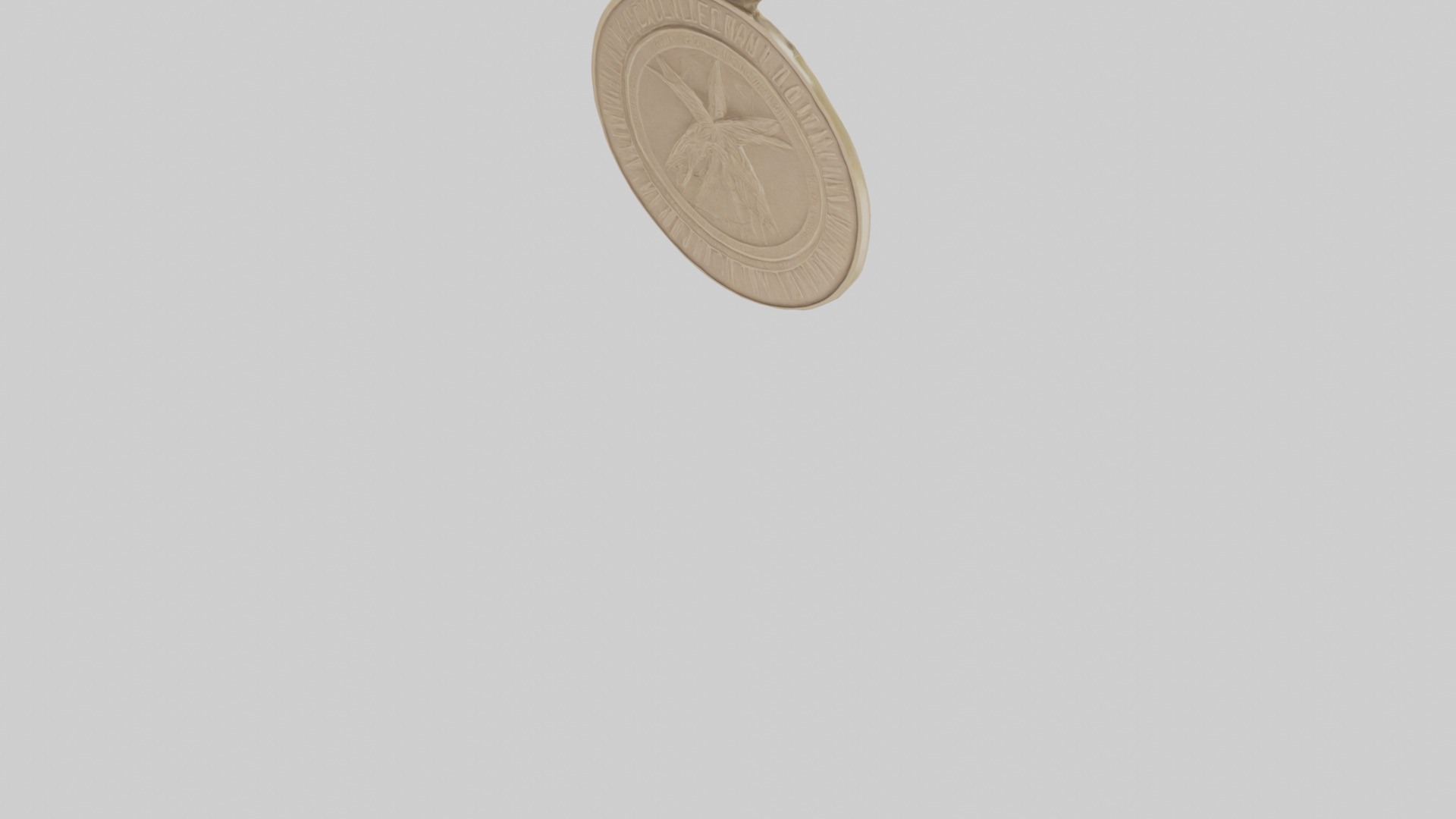 Excellence in Innovation Medal model Low-poly 3D model_4