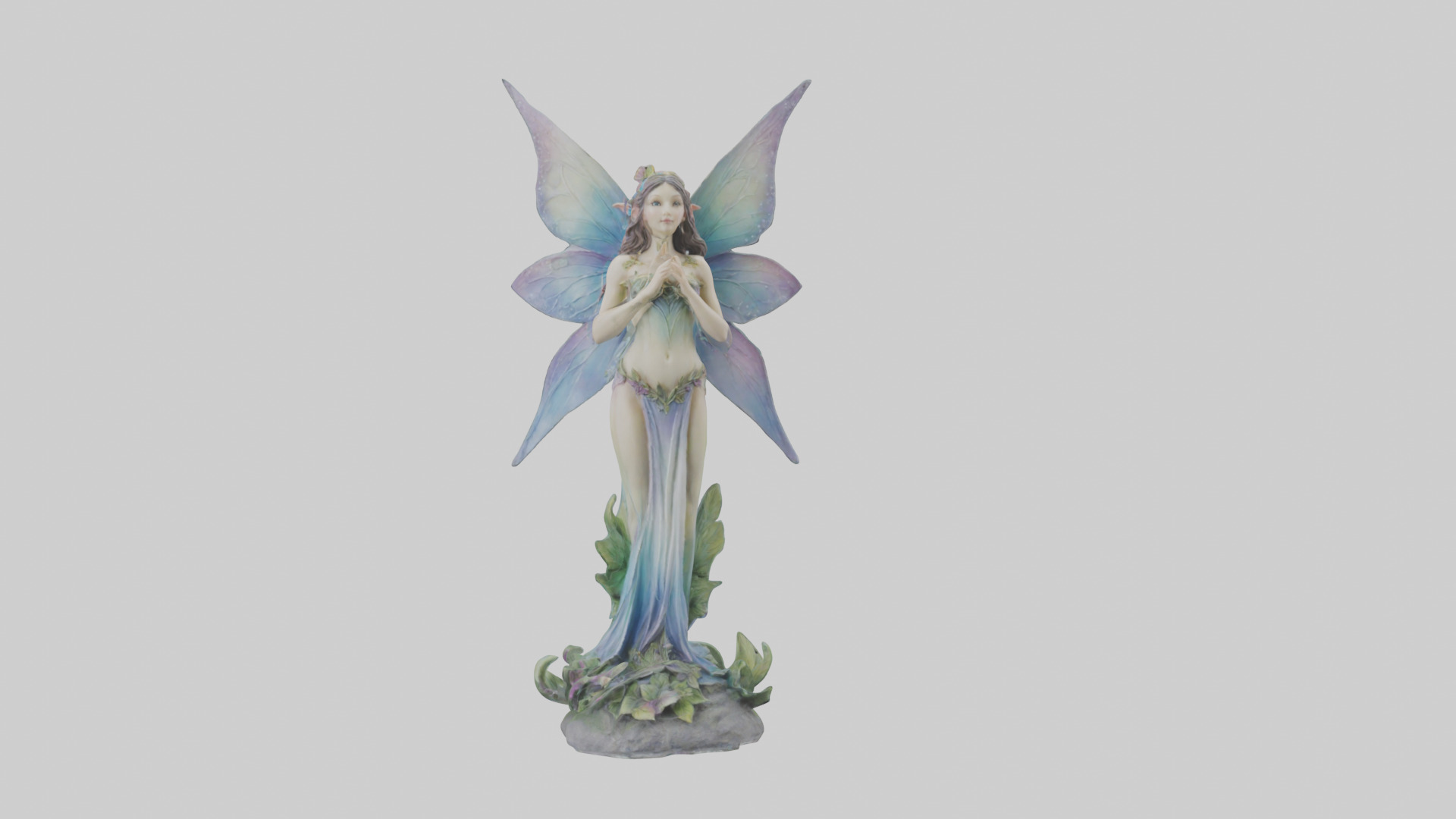 Faerie Princess statue model Low-poly 3D model_20