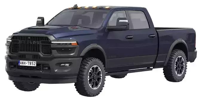 RAM 2500 Heavy Duty Rebel 2025 3D model