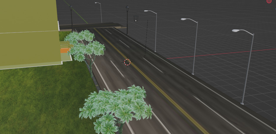road with so on thing 3D model_2