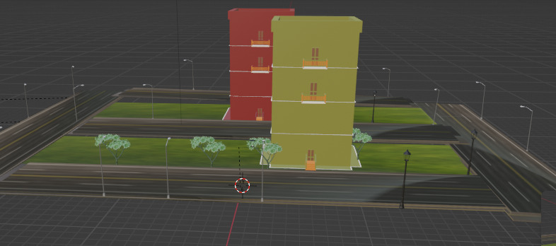 road with so on thing 3D model_1