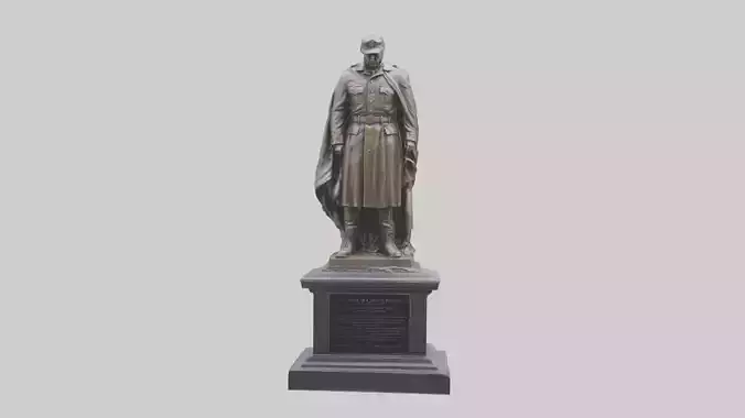 Fallen Hero Memorial Statue model
