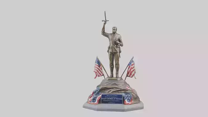 Fallen Heroes of Freedom statue model