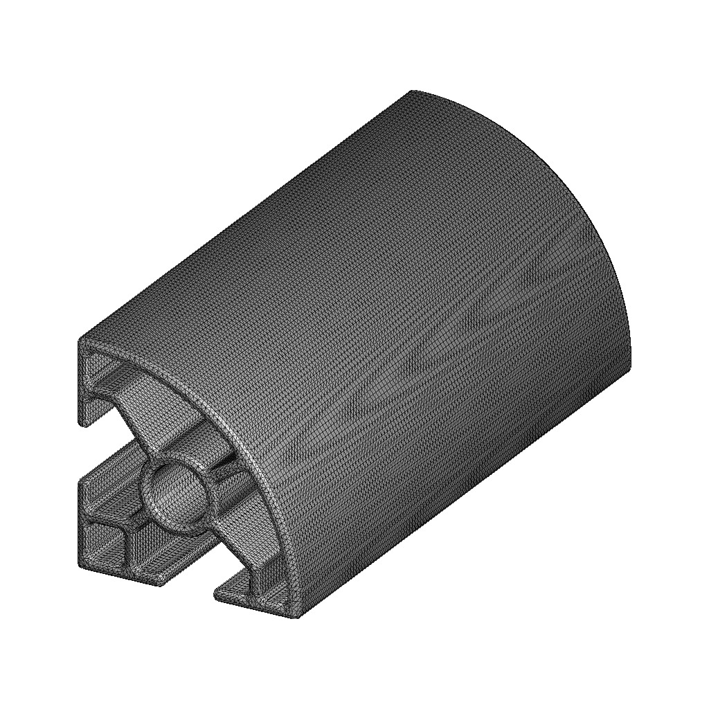 Premium Corner Profile 3D print model_4