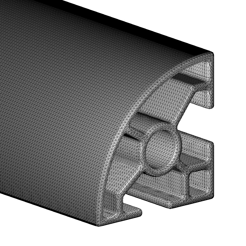 Premium Corner Profile 3D print model_5