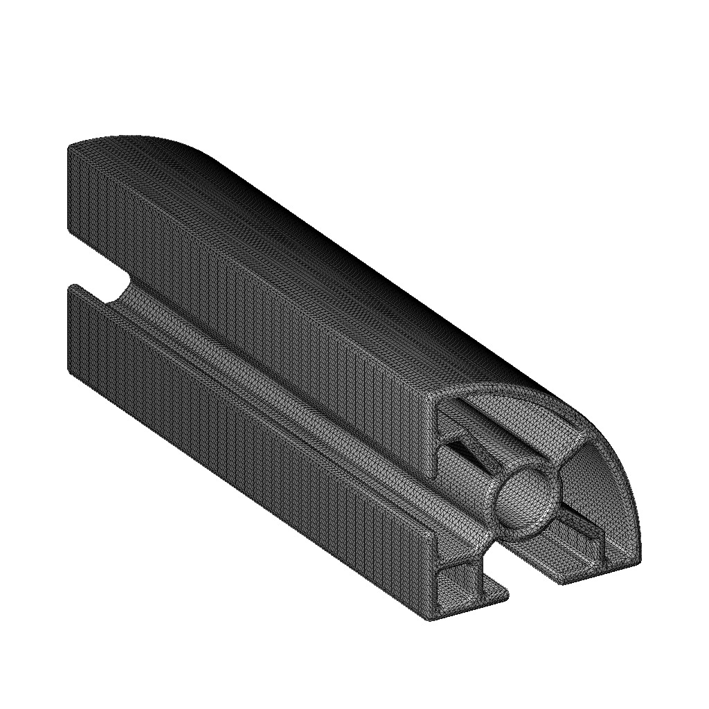 Premium Corner Profile 3D print model_3