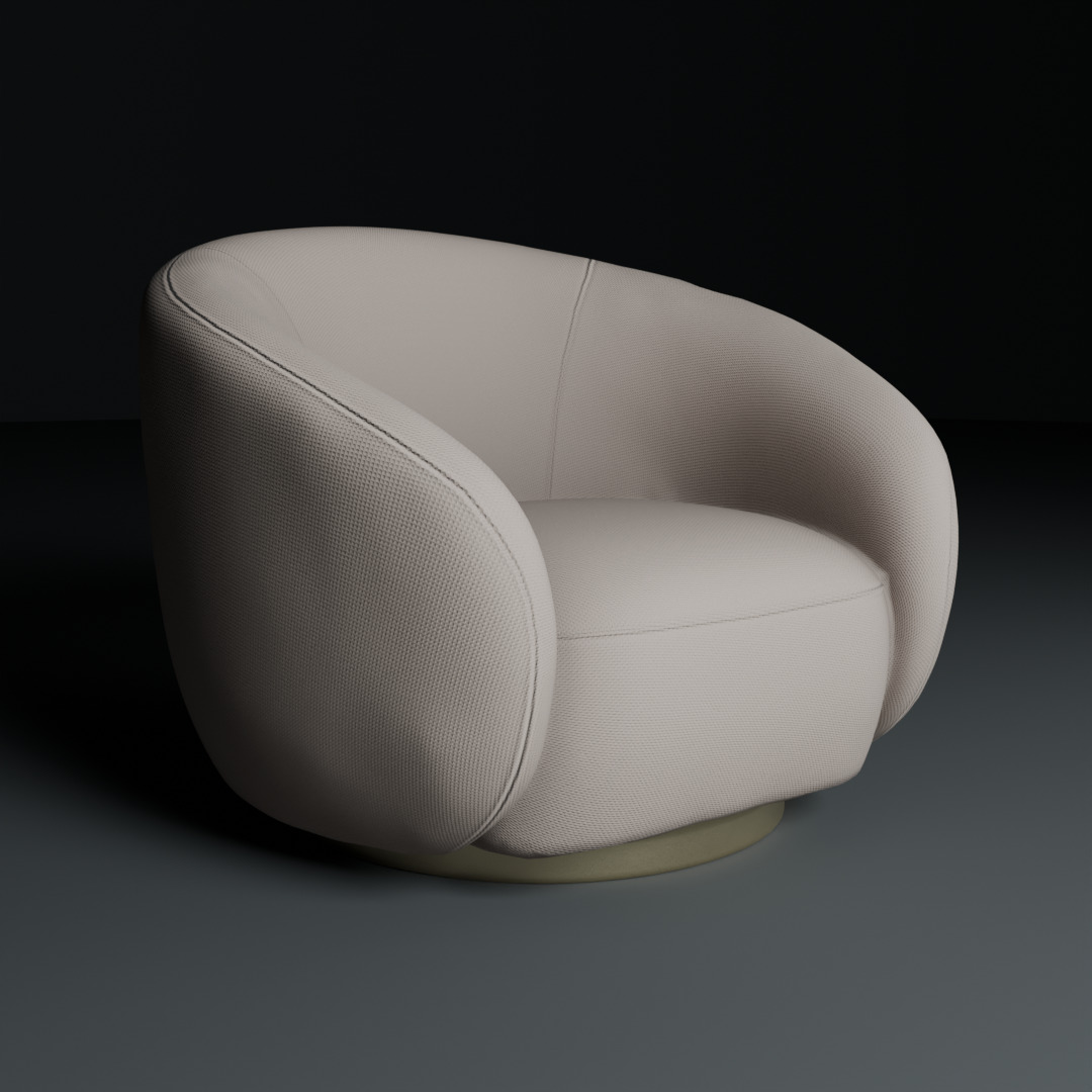 Modern Luxury Sofa 3D Model Low-poly 3D model_2