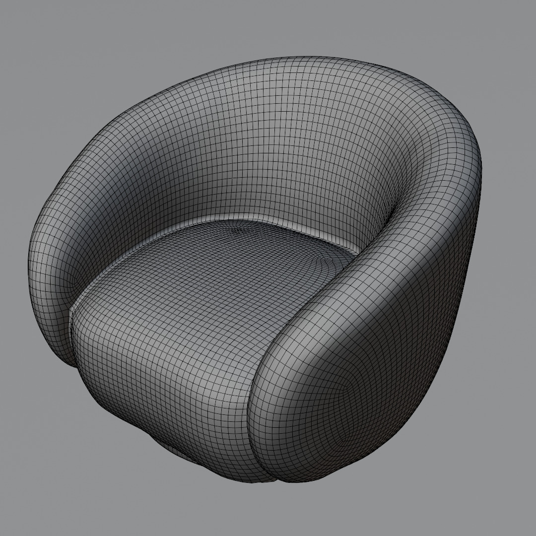 Modern Luxury Sofa 3D Model Low-poly 3D model_7