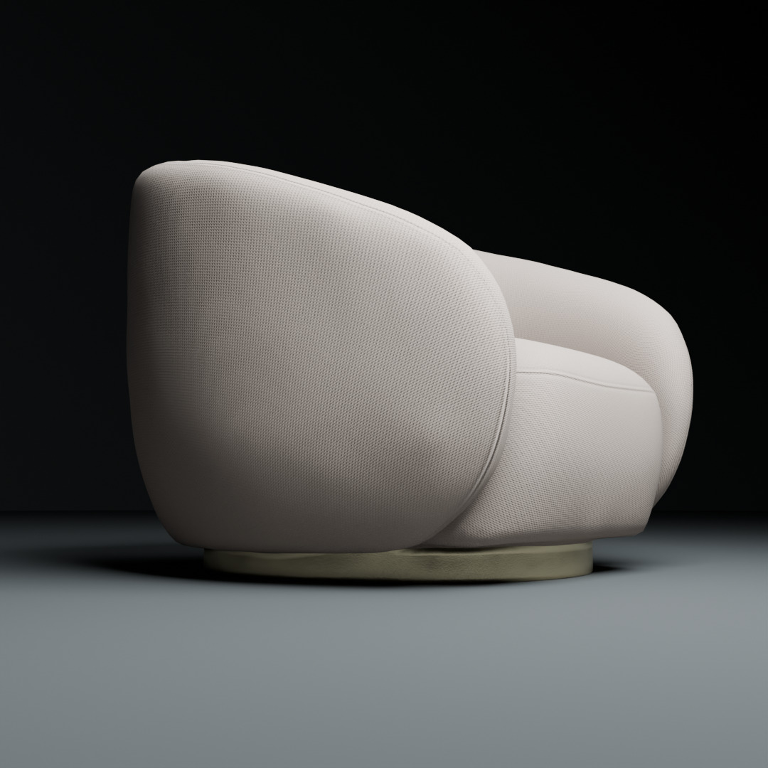 Modern Luxury Sofa 3D Model Low-poly 3D model_3