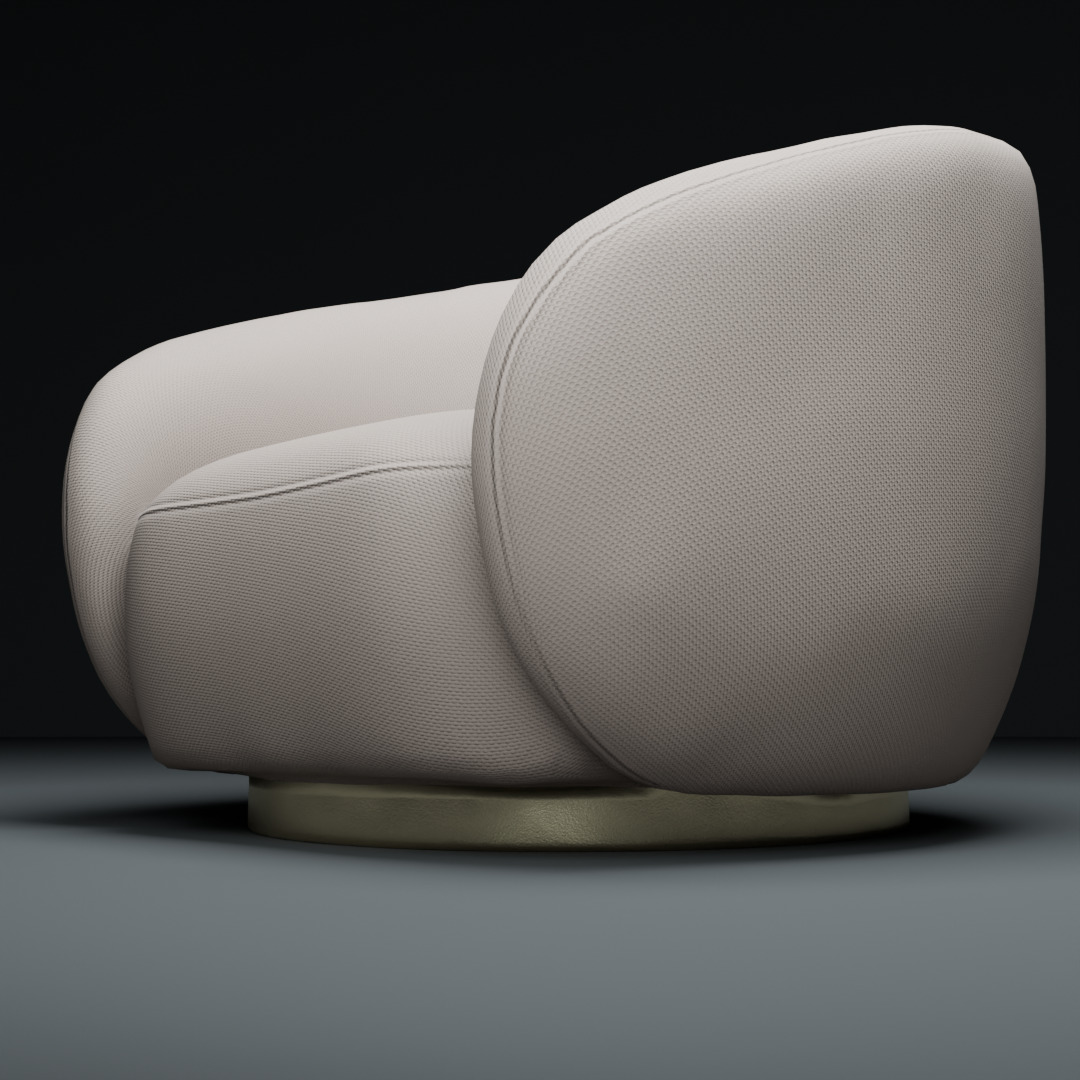 Modern Luxury Sofa 3D Model Low-poly 3D model_4