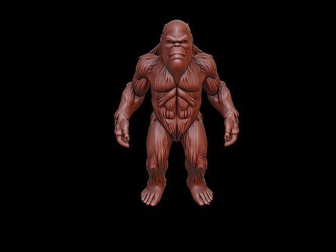 Bigfoot Figure 3D print model