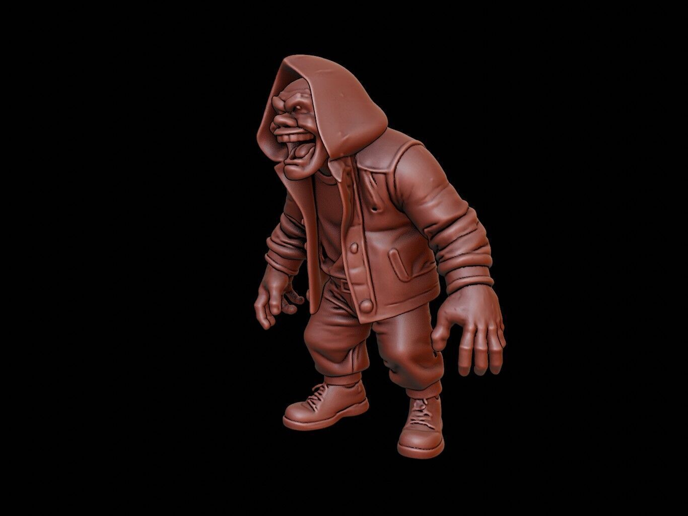 Boogeyman Figure 3D print model_2