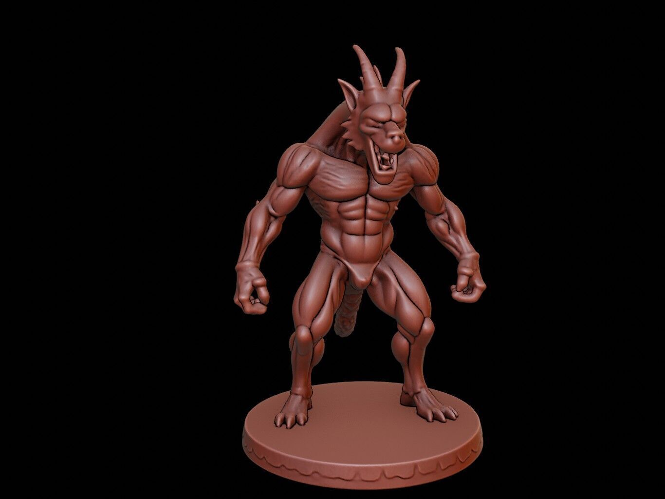 Cerberus Figure 3D print model_1