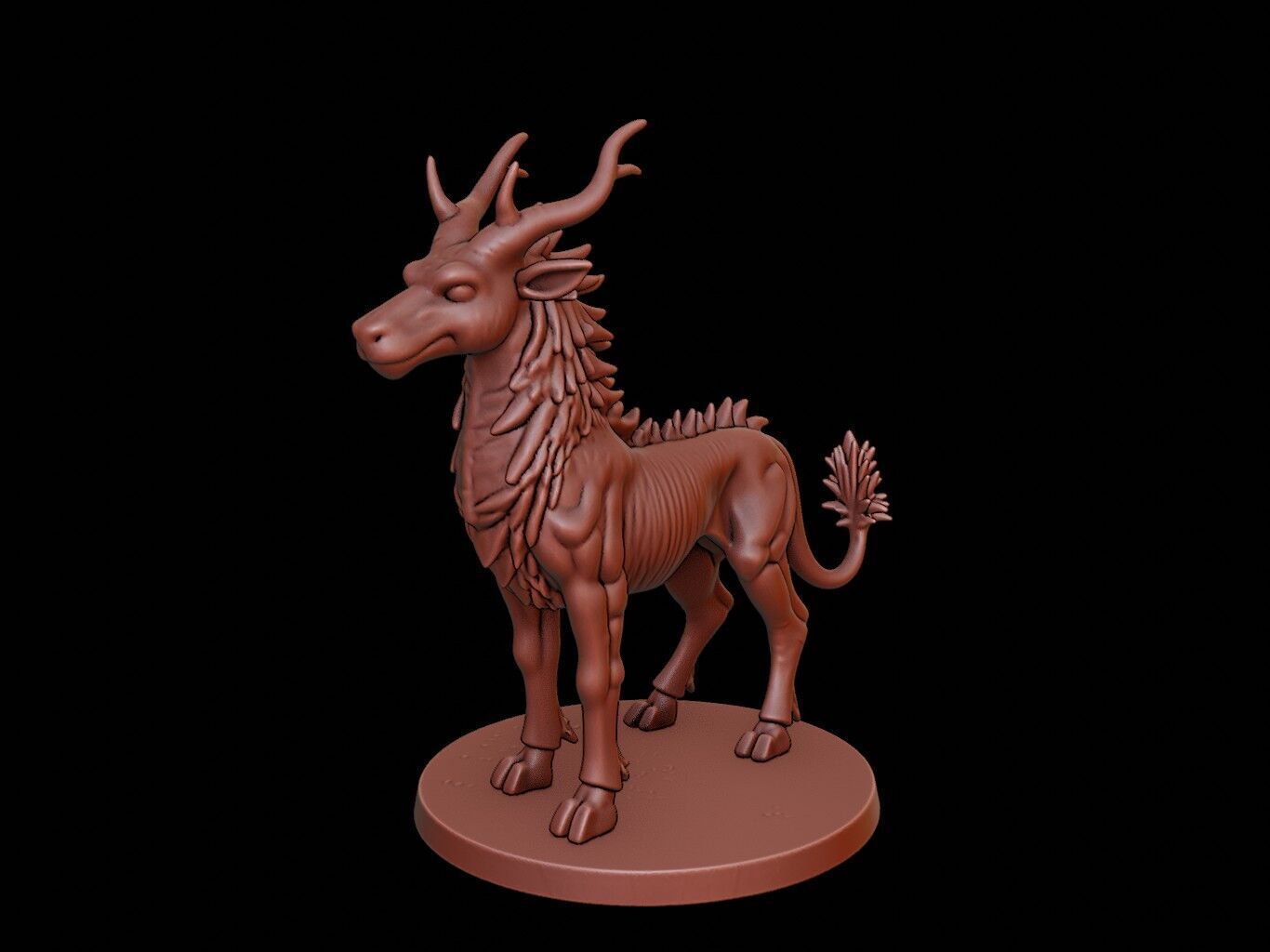 Chimera Figure 3D print model_2
