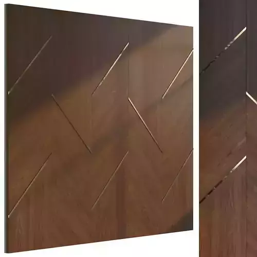 Wall panel 0334-shpon