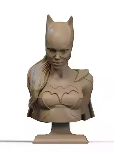 BatGirl Bust 3D Print