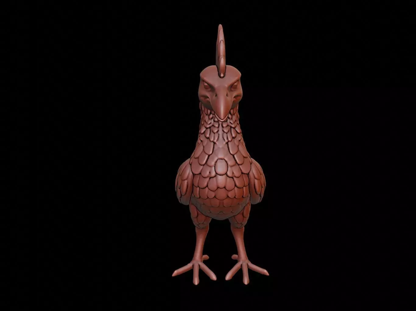 Cockatrice Figure 3D print model_0