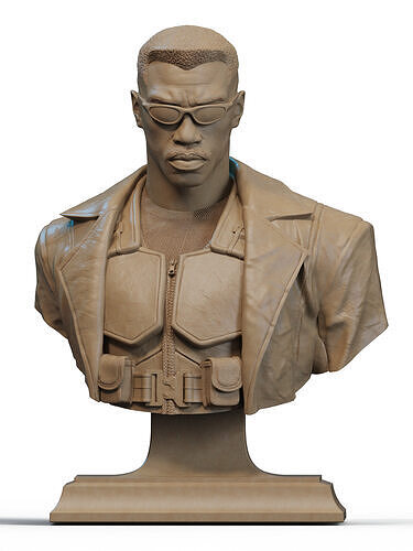 Blade Bust 3D Print 3D print model