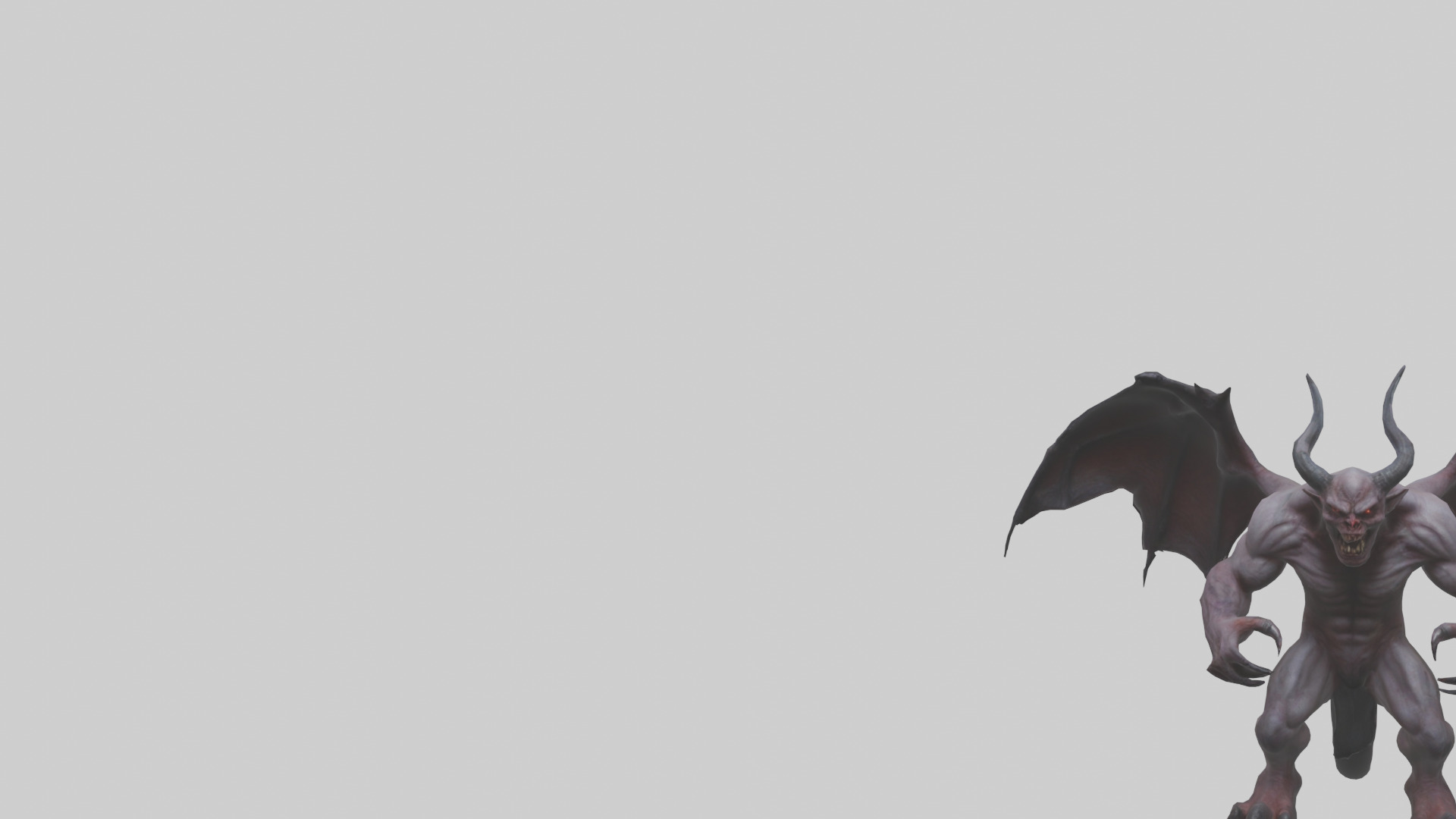 Fearsome Demon model Low-poly 3D model_21