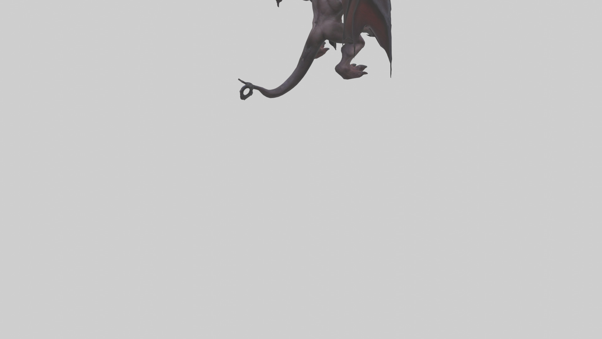 Fearsome Demon model Low-poly 3D model_5