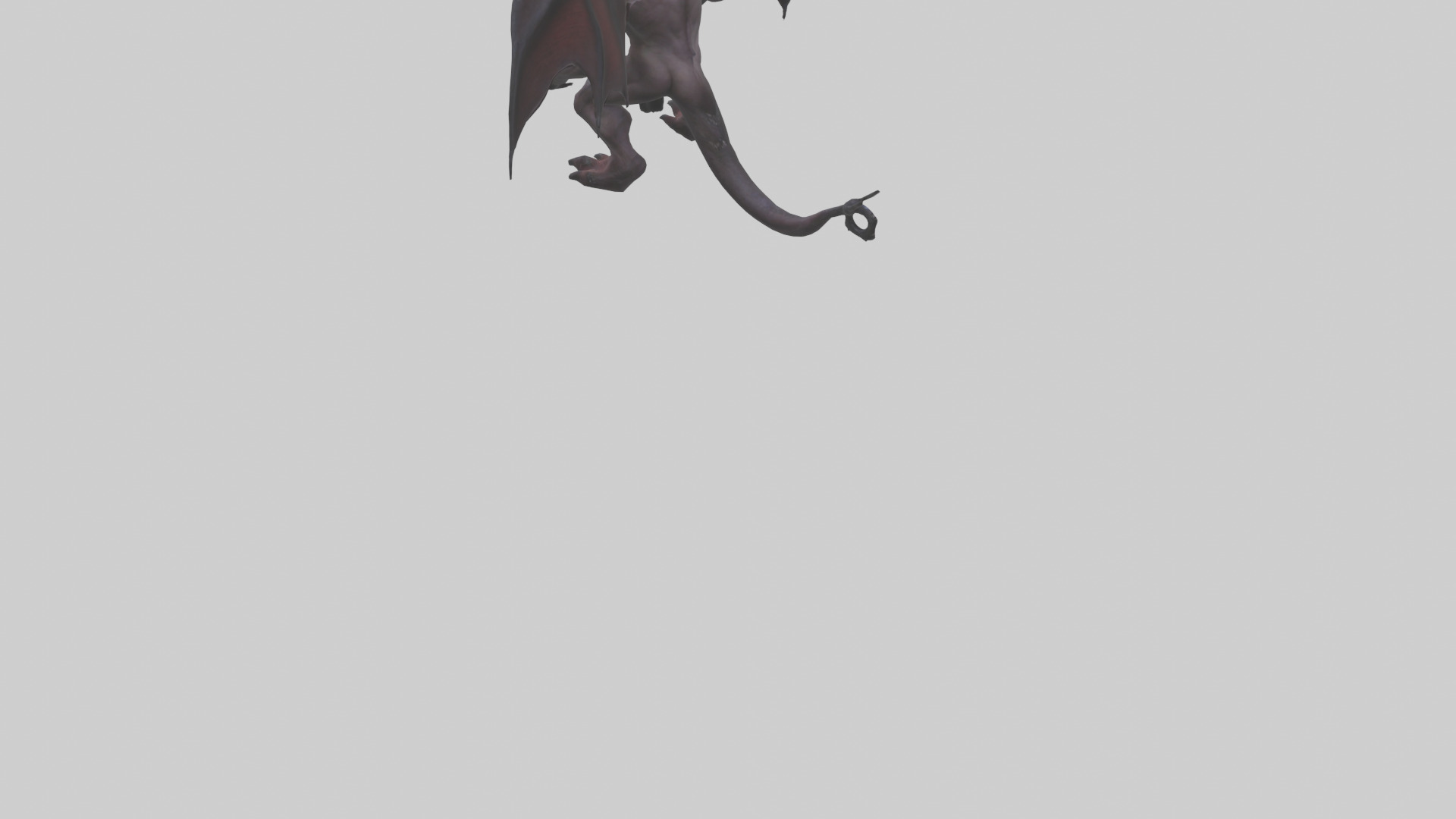 Fearsome Demon model Low-poly 3D model_4
