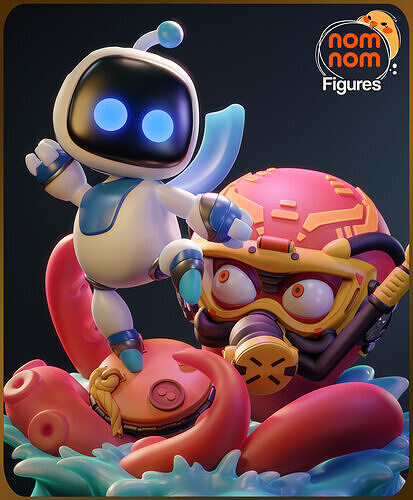 Chibi Astro Bot 3D print model