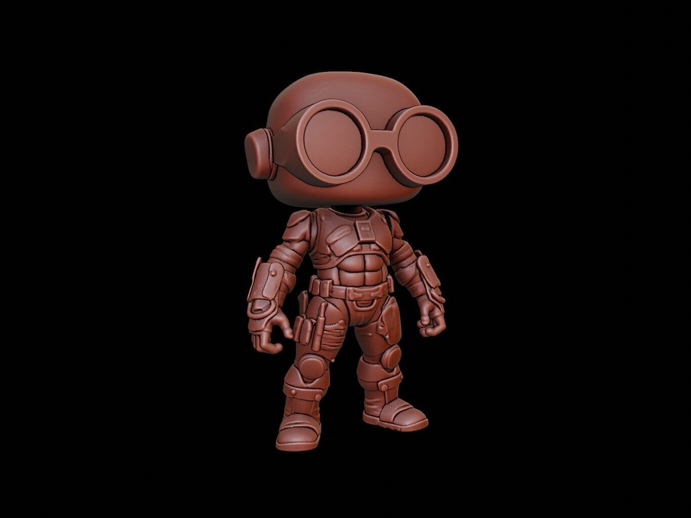 Cyclops Figure 3D print model_1