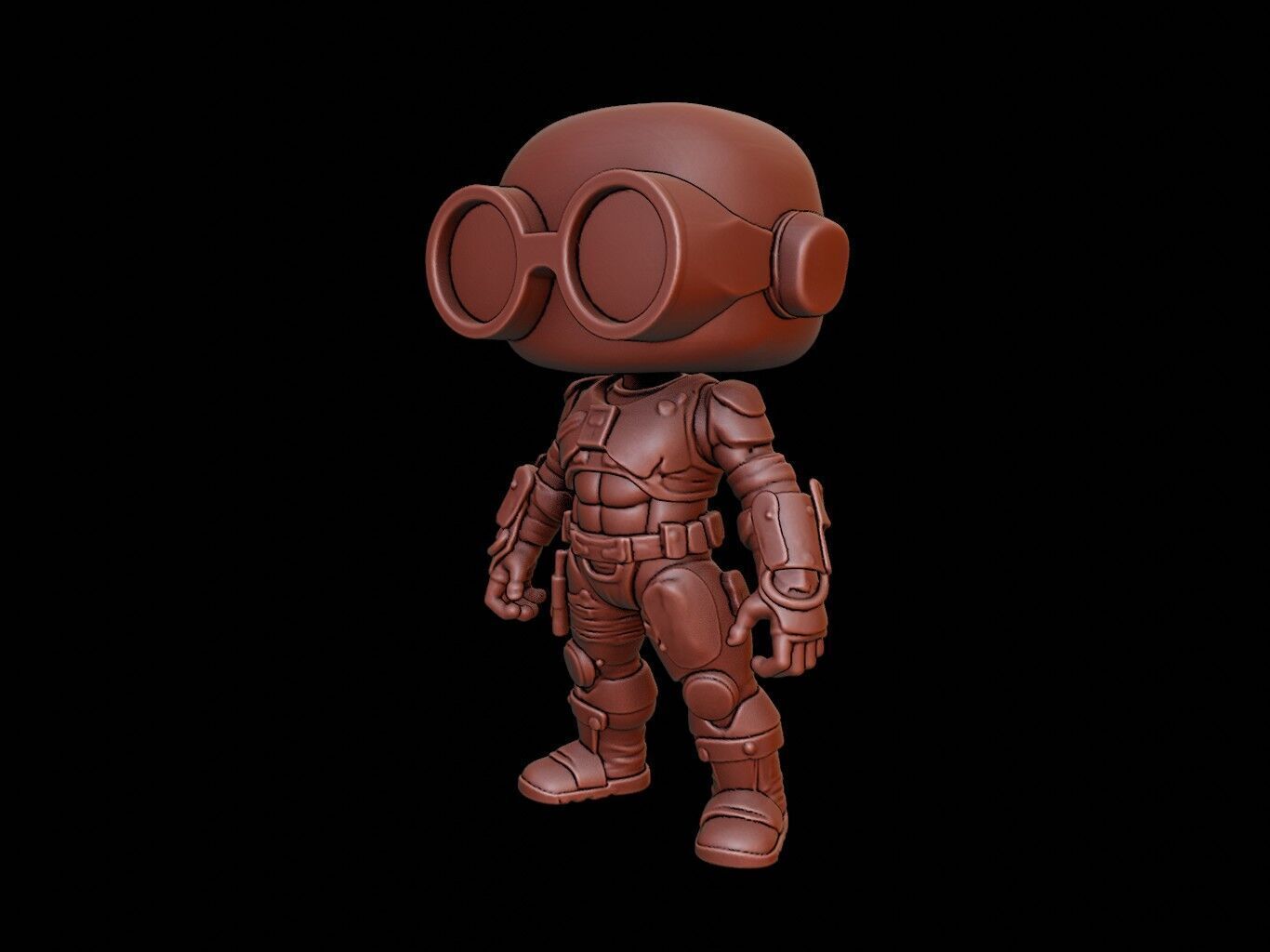 Cyclops Figure 3D print model_2
