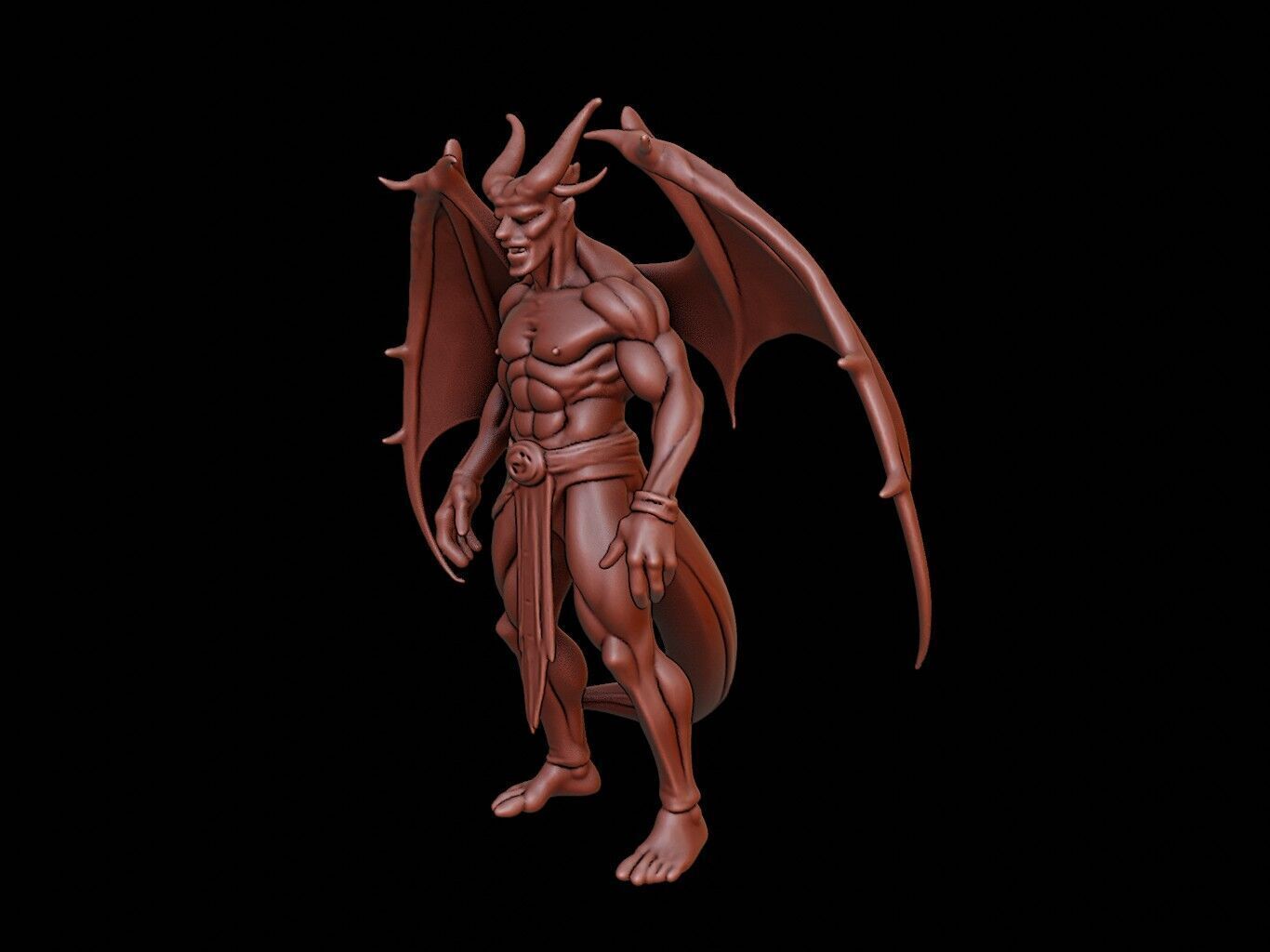 Dagon Figure 3D print model_2