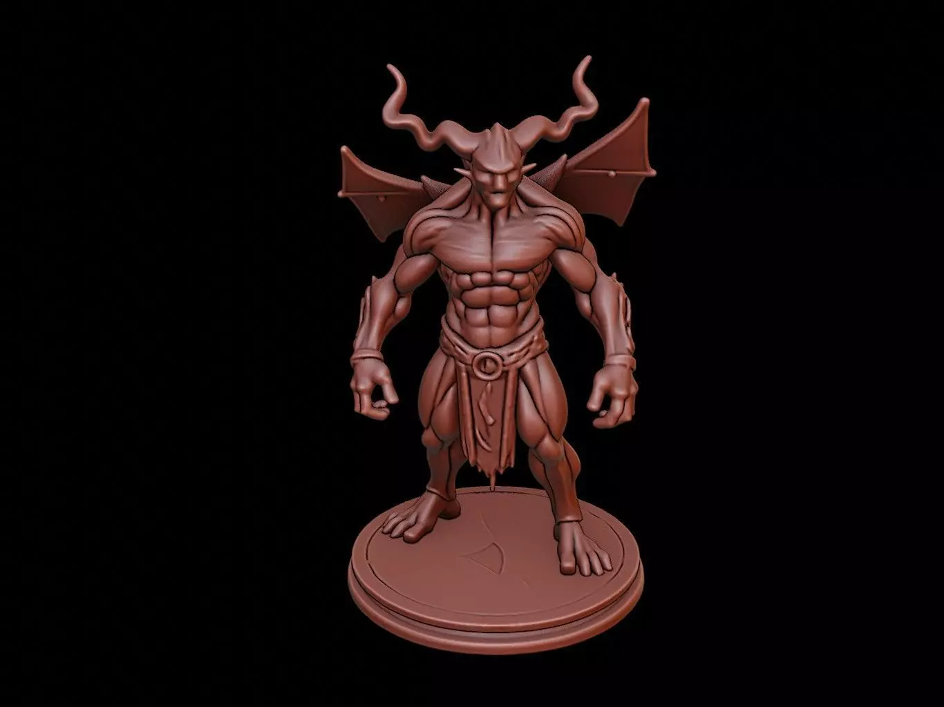 Demon Figure 3D print model