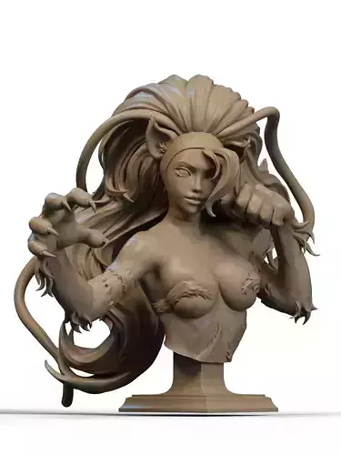 Felicia Bust 3D Print 3D print model