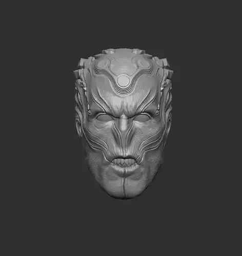 KTJL Brainiac Headsculpt for action figures