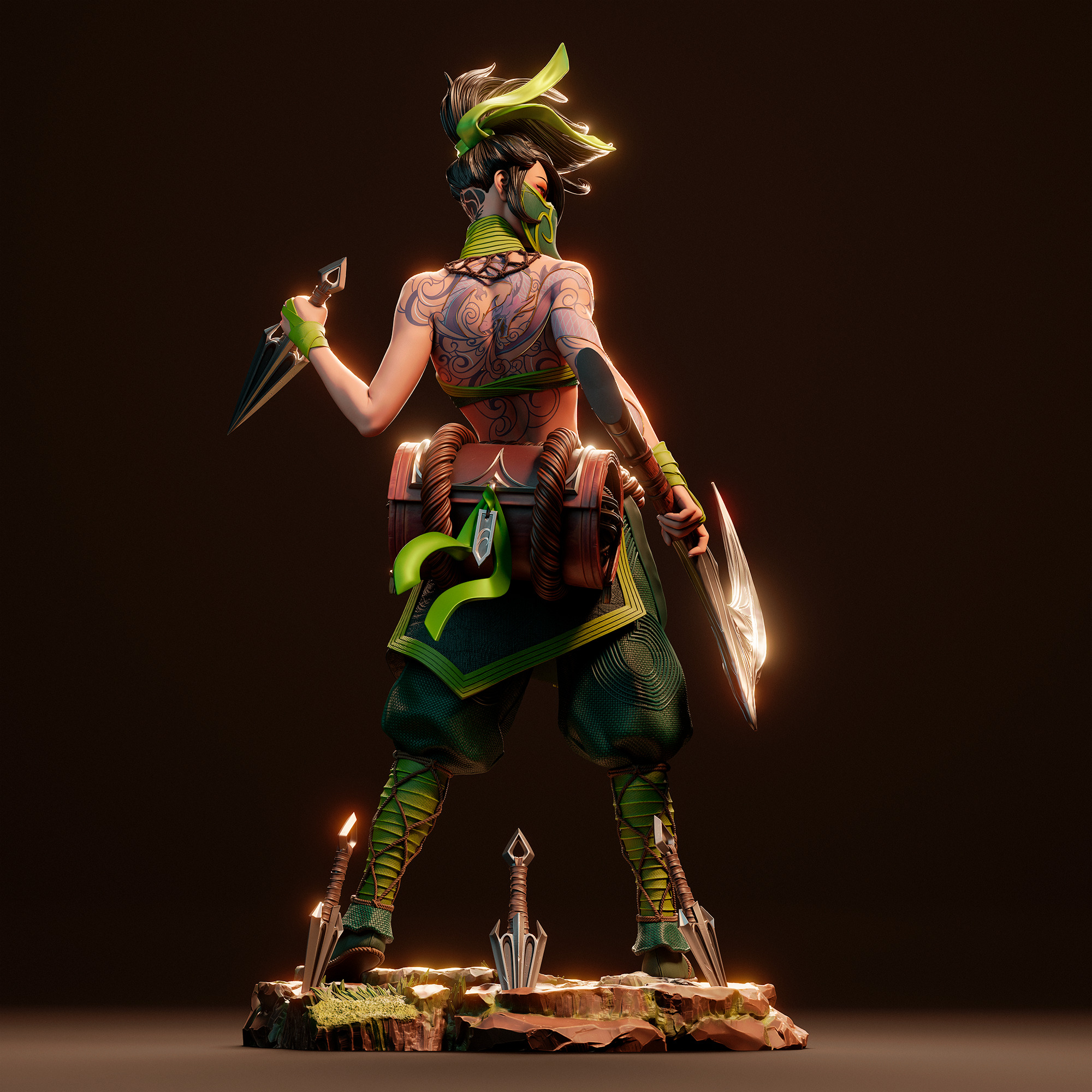 Akali 3D Print 3D print model_12